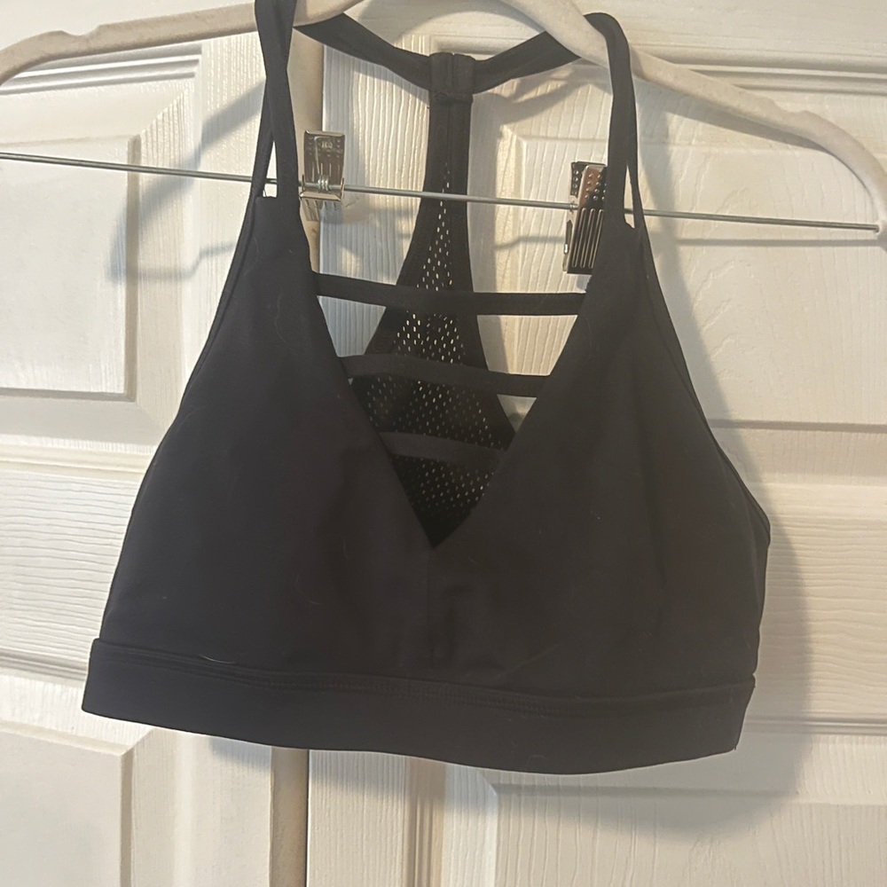 ZYIA Black Racerback Sports Bra Intimates